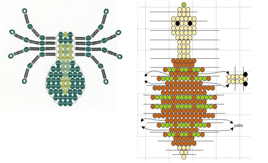 Разные методы создания забавных черепах из бисера и примеры схем плетения