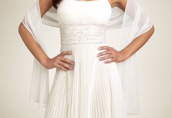 Короткие свадебные платья: новинки 2011