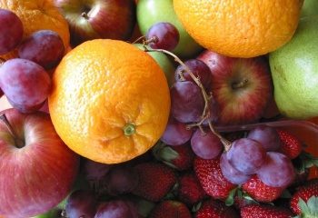 Лед и маски из фруктов и овощей