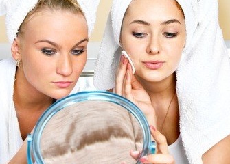 Очищение кожи лица и шеи