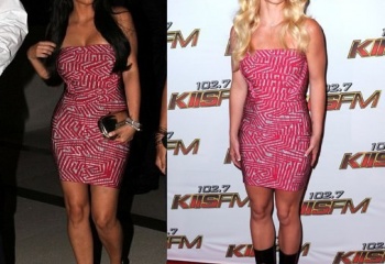 Модная битва: Ким Кардашьян vs Бритни Спирс
