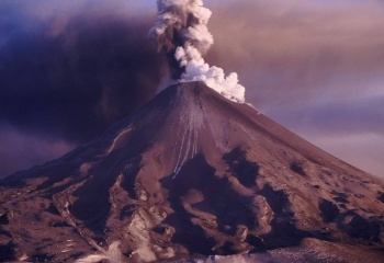 Мировая карта активных вулканов