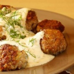 Как приготовить котлеты куриные с молочным соусом 