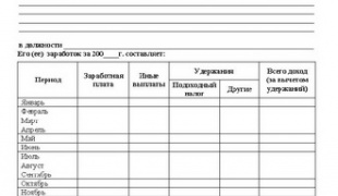 Правила оформления справок по месту требования